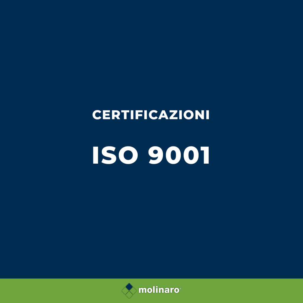 Certificazioni prodotti in calcestruzzo UNI EN ISO 9001: 2015